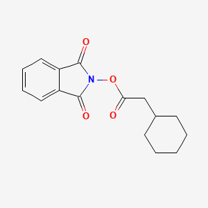 molecular formula C16H17NO4 B8074587 1,3-Dioxoisoindolin-2-yl 2-cyclohexylacetate 