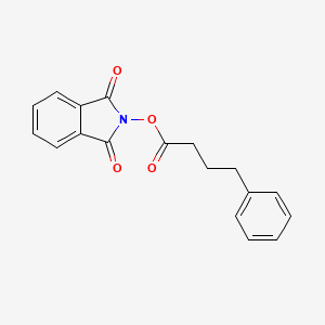 molecular formula C18H15NO4 B8074637 1,3-Dioxoisoindolin-2-yl 4-phenylbutanoate 