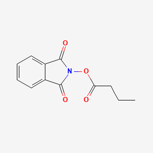 molecular formula C12H11NO4 B8074638 1,3-Dioxo-2,3-dihydro-1H-isoindol-2-YL butanoate 