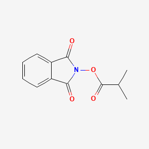 molecular formula C12H11NO4 B8074644 1,3-Dioxo-2,3-dihydro-1H-isoindol-2-YL 2-methylpropanoate 