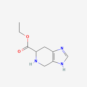 molecular formula C9H13N3O2 B8074665 ethyl 1H,4H,5H,6H,7H-imidazo[4,5-c]pyridine-6-carboxylate 