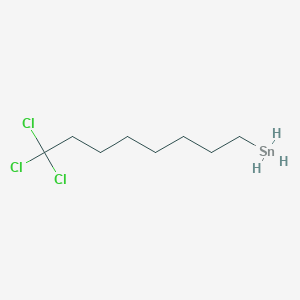 molecular formula C8H17Cl3Sn B8074714 8,8,8-Trichlorooctylstannane 
