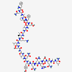 molecular formula C116H176N32O33 B8074767 H-Phe-asn-ala-pro-phe-asp-val-gly-ile-lys-leu-ser-gly-val-gln-tyr-gln-gln-his-ser-gln-ala-leu-NH2 