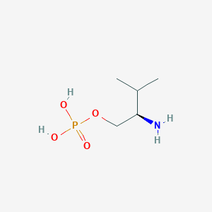 molecular formula C5H14NO4P B8074783 [(2R)-2-amino-3-methylbutyl] dihydrogen phosphate 