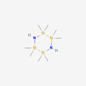 molecular formula C8H26N2Si4 B080748 2,2,3,3,5,5,6,6-Octamethyl-1,4,2,3,5,6-diazatetrasilinane CAS No. 15164-14-4