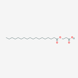 molecular formula C21H40O4 B8074858 3-(硬脂酰氧基)丙酸 CAS No. 803617-71-2