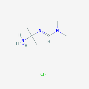 molecular formula C6H16ClN3 B8074896 Methanaminium, [[(dimethylamino)methylene]amino]dimethyl-, chloride (1:1) 