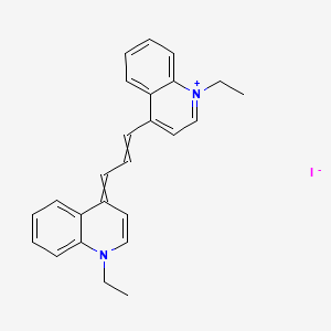 molecular formula C25H25IN2 B8074905 Cryptocyanine iodide CAS No. 12655-94-6