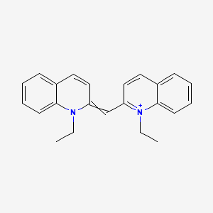 molecular formula C23H23N2+ B8074920 1,1'-二乙基-2,2'-花青 