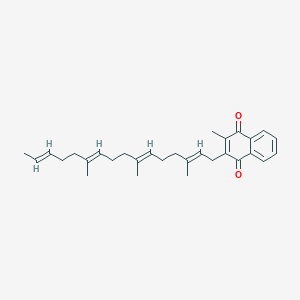 molecular formula C30H38O2 B8074957 2-methyl-3-[(2E,6E,10E,14E)-3,7,11-trimethylhexadeca-2,6,10,14-tetraenyl]naphthalene-1,4-dione 