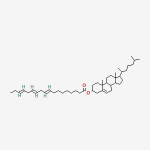 molecular formula C45H74O2 B8074966 [10,13-dimethyl-17-(6-methylheptan-2-yl)-2,3,4,7,8,9,11,12,14,15,16,17-dodecahydro-1H-cyclopenta[a]phenanthren-3-yl] (9E,12E,15E)-octadeca-9,12,15-trienoate 