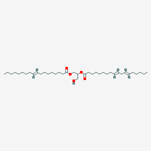 molecular formula C39H70O5 B8074974 [3-hydroxy-2-[(9E,12E)-octadeca-9,12-dienoyl]oxypropyl] (E)-octadec-9-enoate 