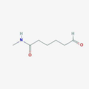 molecular formula C7H13NO2 B8075150 N-Methyl-5-formylpentanamide 