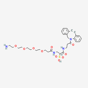 molecular formula C32H42N4O10S B8075173 DBCO-Sulfo-PEG(4)-NH2 