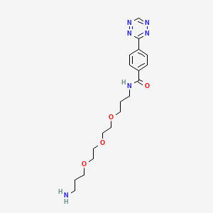 molecular formula C19H28N6O4 B8075179 H-Tz-PEG3-NH2 