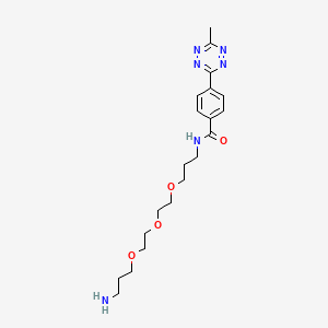 molecular formula C20H30N6O4 B8075185 Me-Tz-PEG3-NH2 