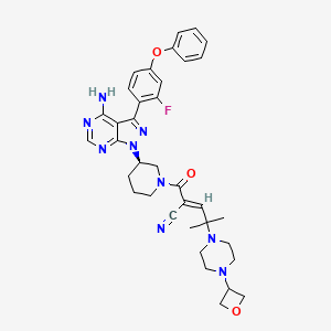 molecular formula C36H40FN9O3 B8075278 Rilzabrutinib CAS No. 1575591-66-0