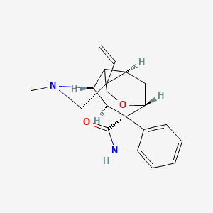 (1'R,3S,5'S,6'S,8'R)-2'-Ethenyl-4'-methylspiro[1H-indole-3,7'-9-oxa-4-azatetracyclo[6.3.1.02,6.05,11]dodecane]-2-one