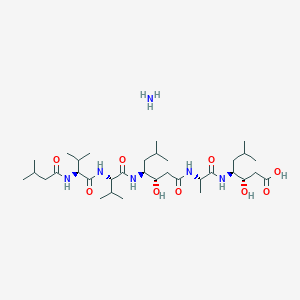 molecular formula C34H66N6O9 B8075385 Pepstatin Ammonium 