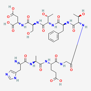 molecular formula C40H57N11O17 B8075401 Haegtftsd 