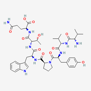 molecular formula C44H61N9O11 B8075413 Valorphin TFAsalt 