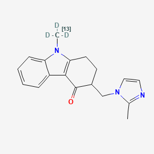 molecular formula C18H19N3O B8075438 Ondansetron-13C,d3 