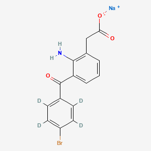 molecular formula C15H11BrNNaO3 B8075494 Bromfenac-d4 (sodium) 