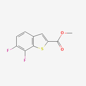 6,7-Difluoro-benzo[b]thiophene-2-carboxylic acid methyl ester