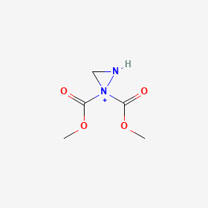 molecular formula C5H9N2O4+ B8075531 Bis(methoxycarbonyl)methylidene-imino-azanium 