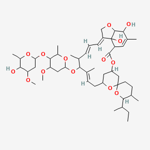 molecular formula C48H74O14 B8075565 ne-13,2'-pyran]-7-yl 2,6-dideoxy-4-O-(2,6-dideoxy-3-O-m 