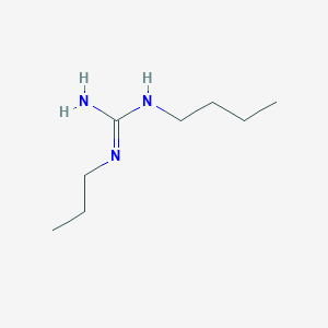 molecular formula C8H19N3 B8075607 N-Butyl-N''-propyl-guanidine; hydrochloride 