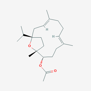 molecular formula C22H36O3 B8075689 Incensole acetate 