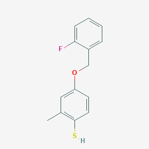 molecular formula C14H13FOS B8075988 CID 137948261 