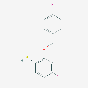 molecular formula C13H10F2OS B8076032 CID 137948272 