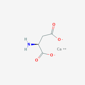 molecular formula C4H5CaNO4 B080761 L-天冬氨酸钙 CAS No. 10389-09-0