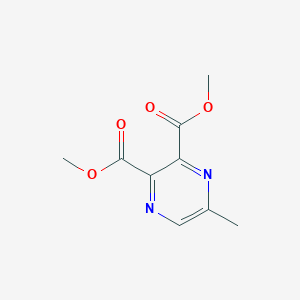 molecular formula C9H10N2O4 B8076385 Dimethyl 5-methylpyrazine-2,3-dicarboxylate 