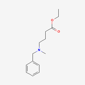 molecular formula C14H21NO2 B8076391 Ethyl 4-(benzyl(methyl)amino)butanoate 
