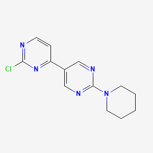 2-Chloro-2'-(piperidin-1-yl)-4,5'-bipyrimidine