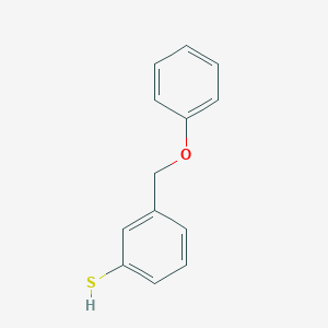 molecular formula C13H12OS B8076635 3-(Phenoxymethyl)benzenethiol 