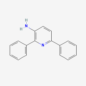 molecular formula C17H14N2 B8076720 2,6-Diphenylpyridin-3-amine 