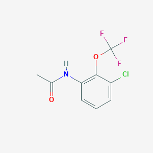 molecular formula C9H7ClF3NO2 B8076828 N-(3-Chloro-2-(trifluoromethoxy)phenyl)acetamide CAS No. 2007916-05-2