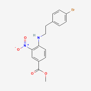 Methyl 4-((4-bromophenethyl)amino)-3-nitrobenzoate