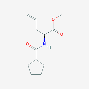 (S)-Methyl 2-(cyclopentanecarboxamido)pent-4-enoate