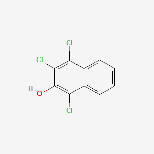 molecular formula C10H5Cl3O B8077035 1,3,4-Trichloronaphthalen-2-ol CAS No. 63980-28-9