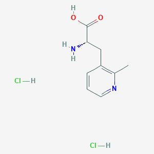 (S)-2-Amino-3-(2-methylpyridin-3-YL)propanoic acid 2hcl