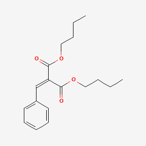 molecular formula C18H24O4 B8077085 Dibutyl 2-benzylidenemalonate 