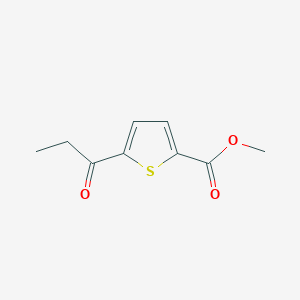 molecular formula C9H10O3S B8077133 Methyl 5-propionylthiophene-2-carboxylate CAS No. 2102410-41-1