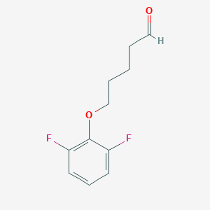 molecular formula C11H12F2O2 B8077223 CID 137948390 