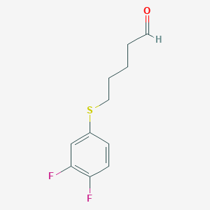 molecular formula C11H12F2OS B8077287 CID 137948410 