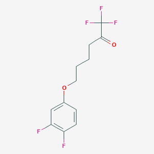 molecular formula C12H11F5O2 B8077324 CID 137948418 